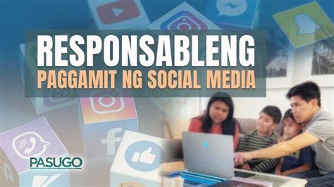 responsableng paggamit ng social media slogan|Social Media, Responsableng Paggamit .